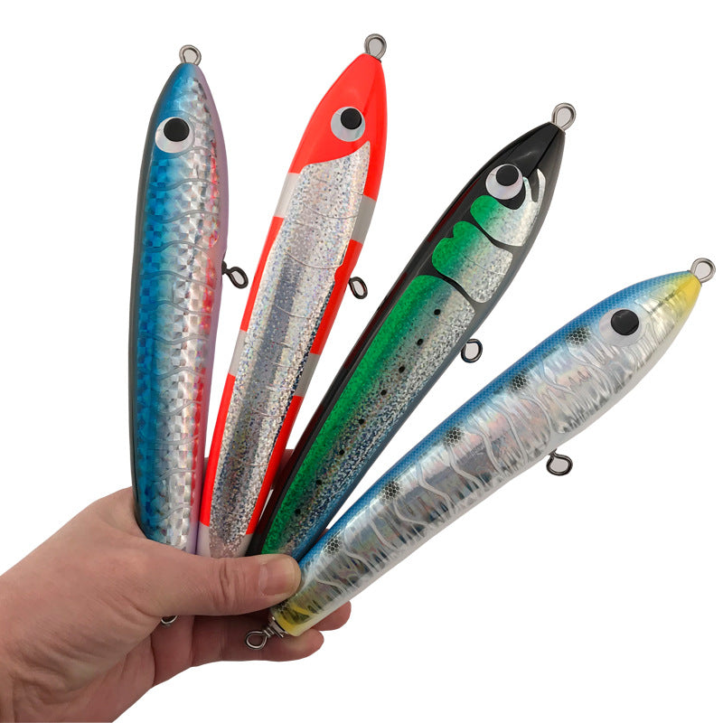 80g 90g Handmade Wood Saltwater Fishing Lure