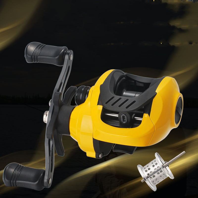 Small Yellow Water Drop Wheel Luya Fishing Reel