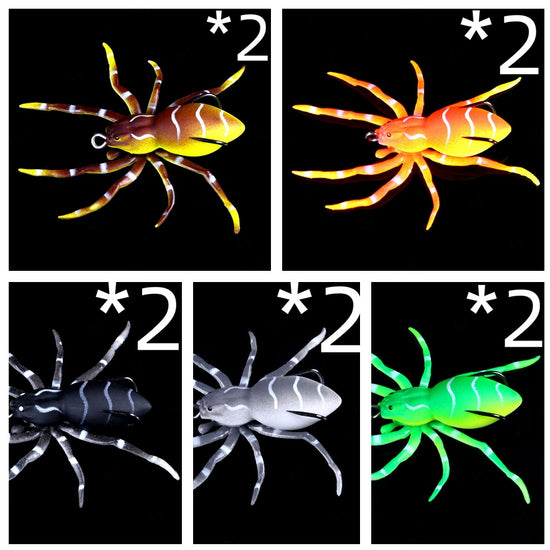 New Bait 8Cm-7G Bionic Soft Simulation Spider Lure