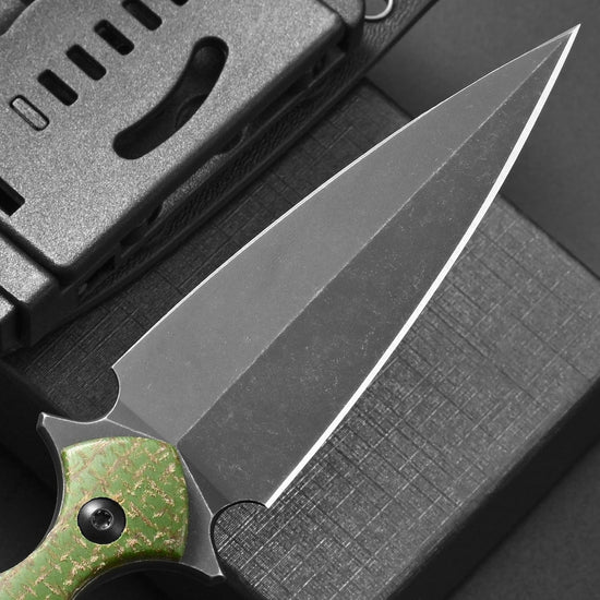 D2 Blade G10 Handle Outdoor Camping Fixed-blade Knife