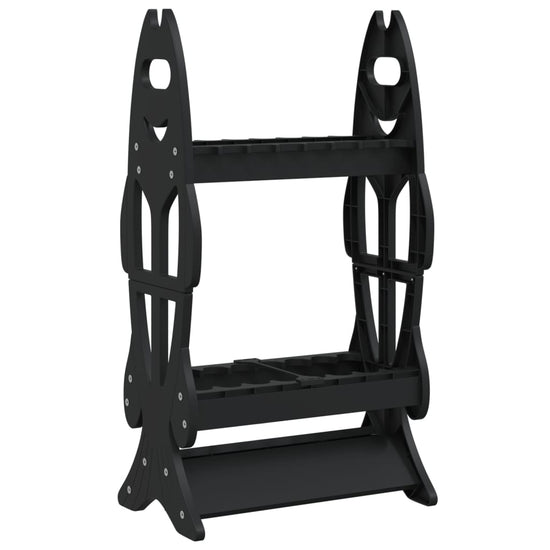 Rod Stand for 16 Fishing Rods, Black