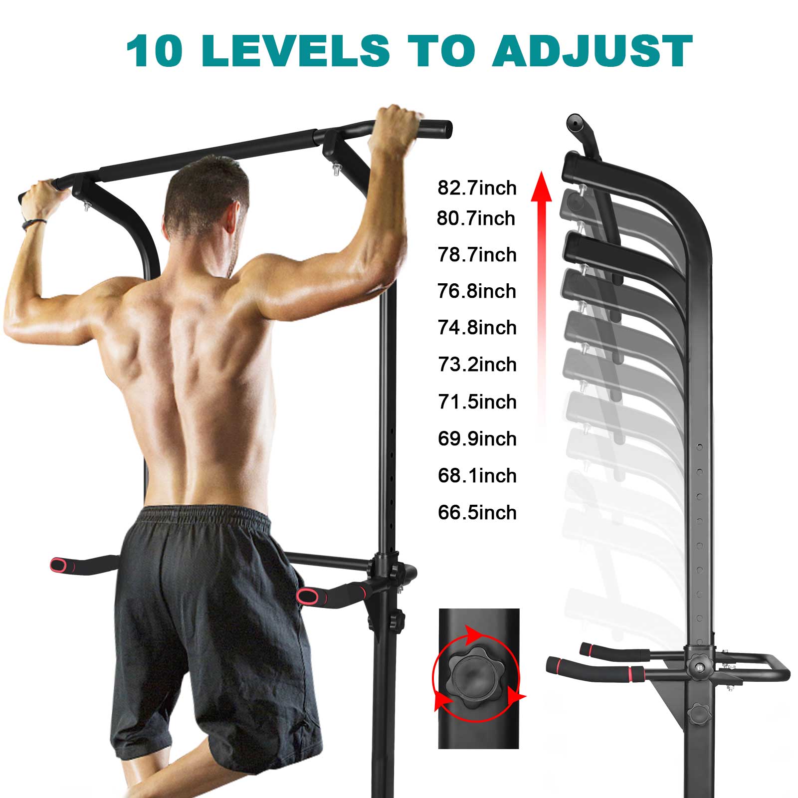 Power Tower Exercise Parallel Bar Pull-Up Bar