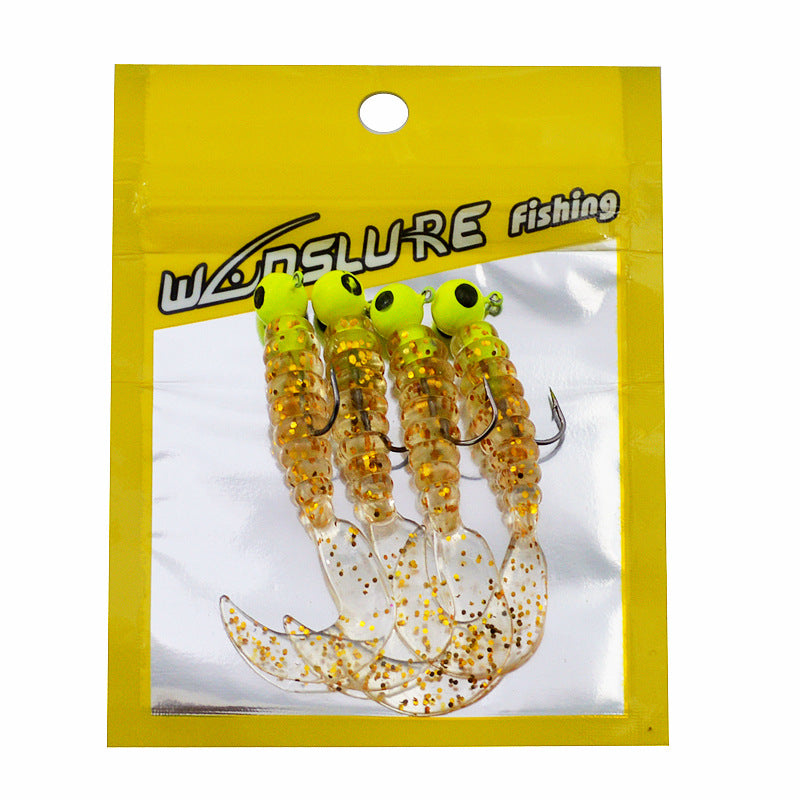 Soft Bait Bionic Lead Head Hook Fishing Tackle