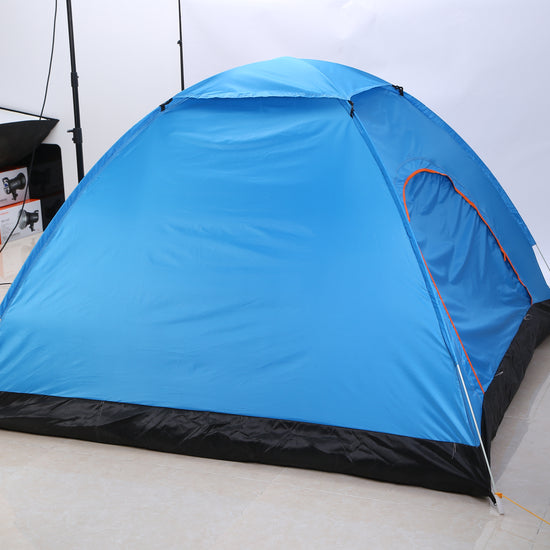 1Pc 4 Persons Camping Waterproof Tent Instant Setup Tent With Mosquito Net Doors Carrying Bag Folding 4 Seasons For Hiking Climbing Adventure Fishing