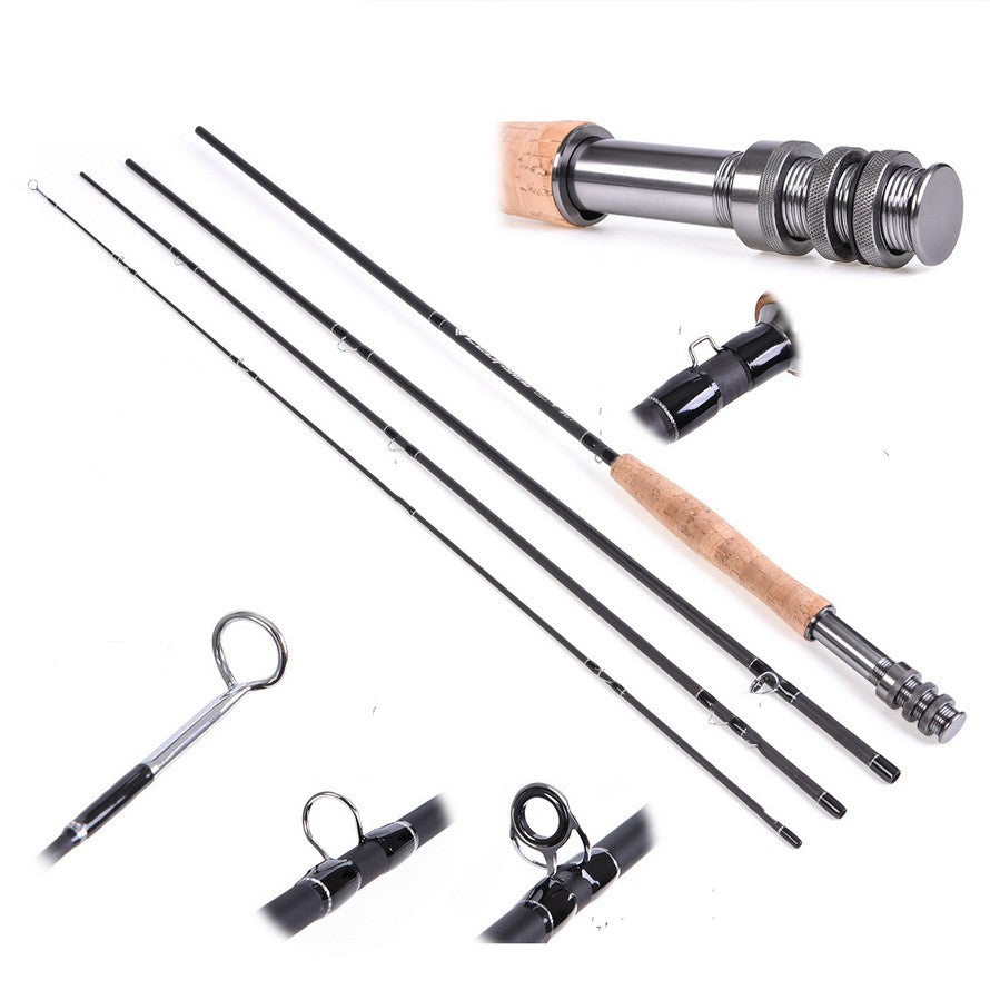 Canvas Portable Fly Fishing Rod, Bag, and Reel Combo With Carry Case