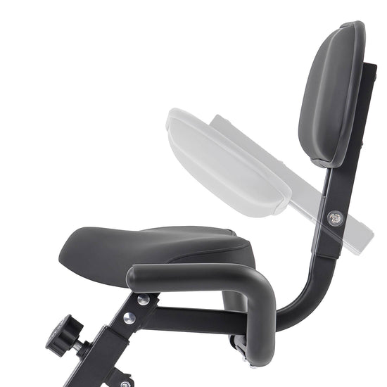Folding Exercise Bike, Upright Recumbent X-Bike Adjustable Resistance