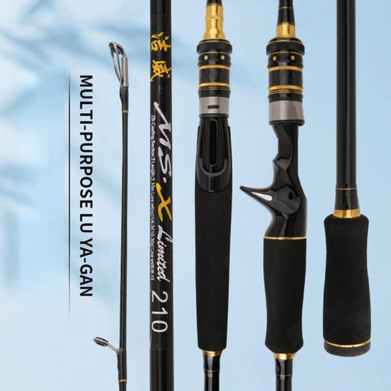 Fishing Rod Fishing Rod Carbon Fishing Baitcasting Rod Travel Lure Casting Rod 165 Cm 5.4 Ft