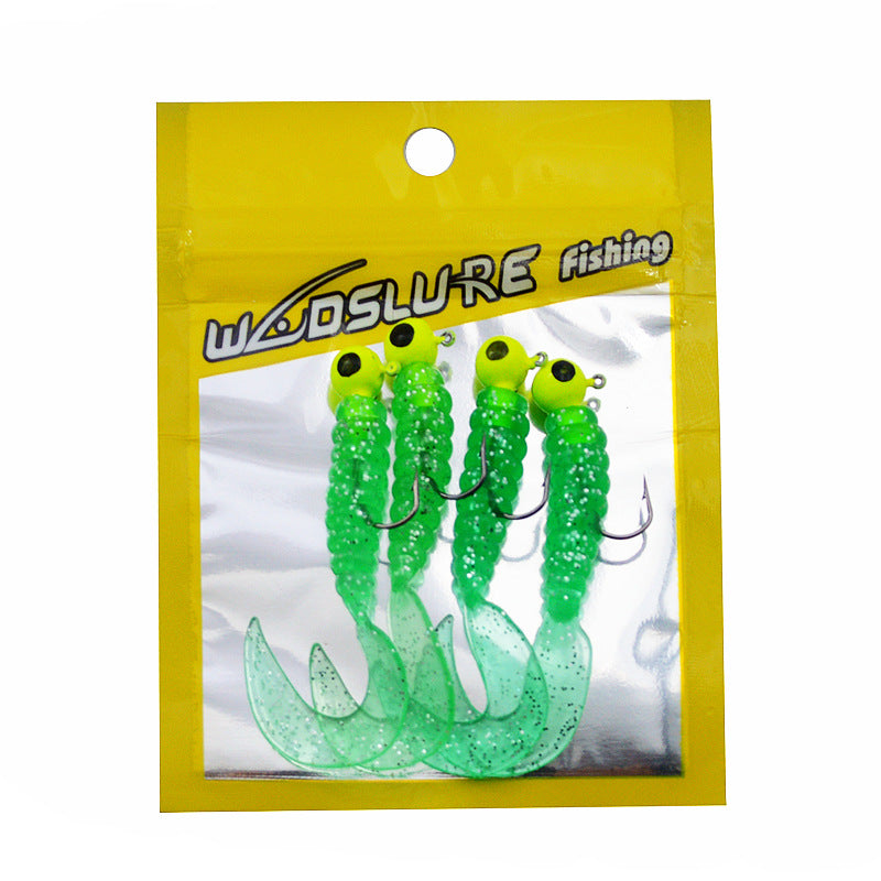 Soft Bait Bionic Lead Head Hook Fishing Tackle