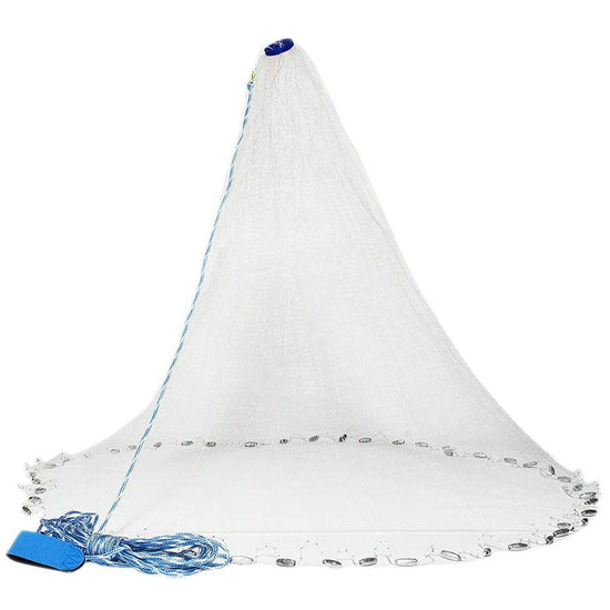 Fishing Cast Net Easy Throw Hand Cast Strong Nylon Mesh