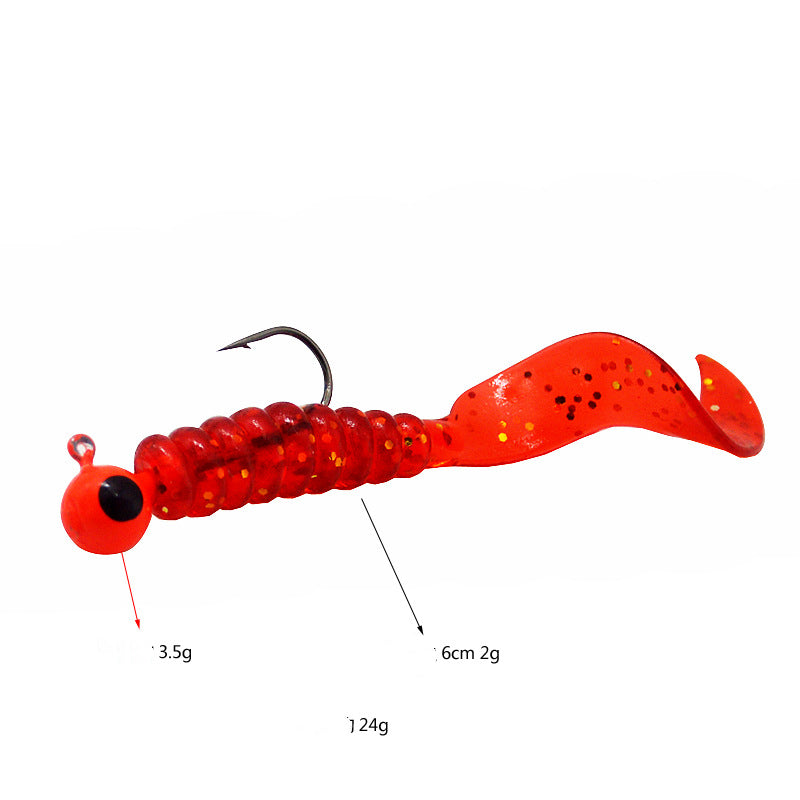 Soft Bait Bionic Lead Head Hook Fishing Tackle