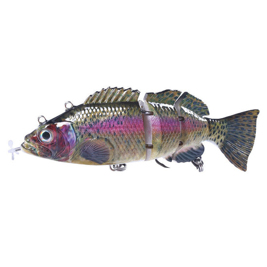 Luya Fake Lure Knotty Fish 15CM 54G Automatic Fish Usb Electric Bait