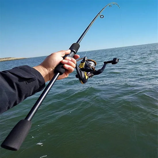 Casting Spinning Fishing Rod 6 Ft UltraLight Carbon Fiber Rod Pole