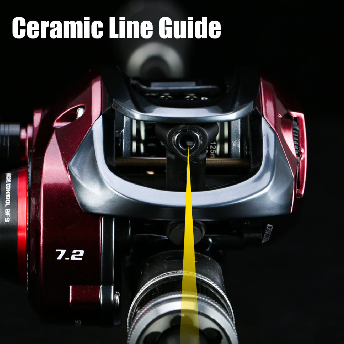 Red Fox BFS 7.2:1 and 8.1:1 Shallow Line Cup Baitcasting Reel