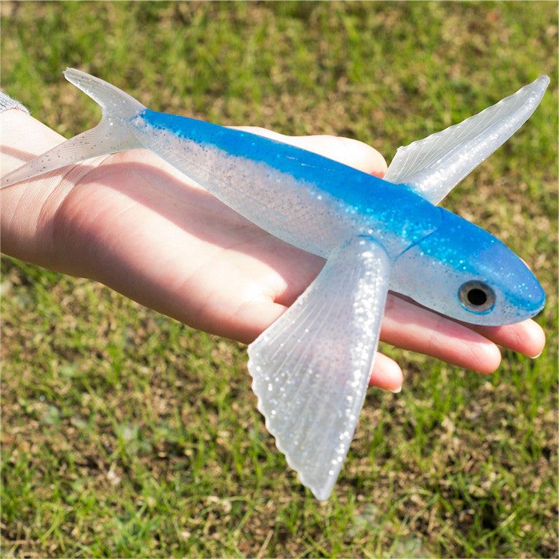 Soft saltwater flying fish Tuna lure