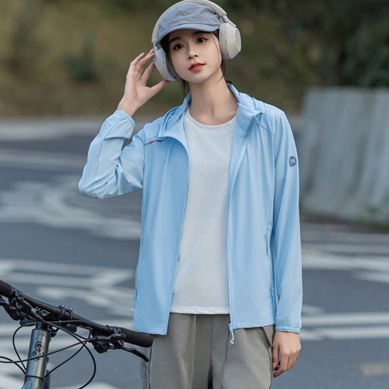 Women's Outdoor Skin Clothing Ice Silk UV Protection Sun-protective Clothing